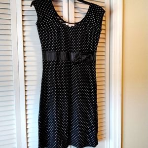 Black and White Polka Dot Dress, runs small, more like M, worn once